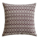 Burgundy and beige Kachin cushion cover (RIDA)
