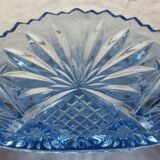 Coupe en verre bleu