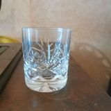 2 verres à whisky en cristal