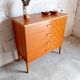 Commode vintage années 50 60 en bois