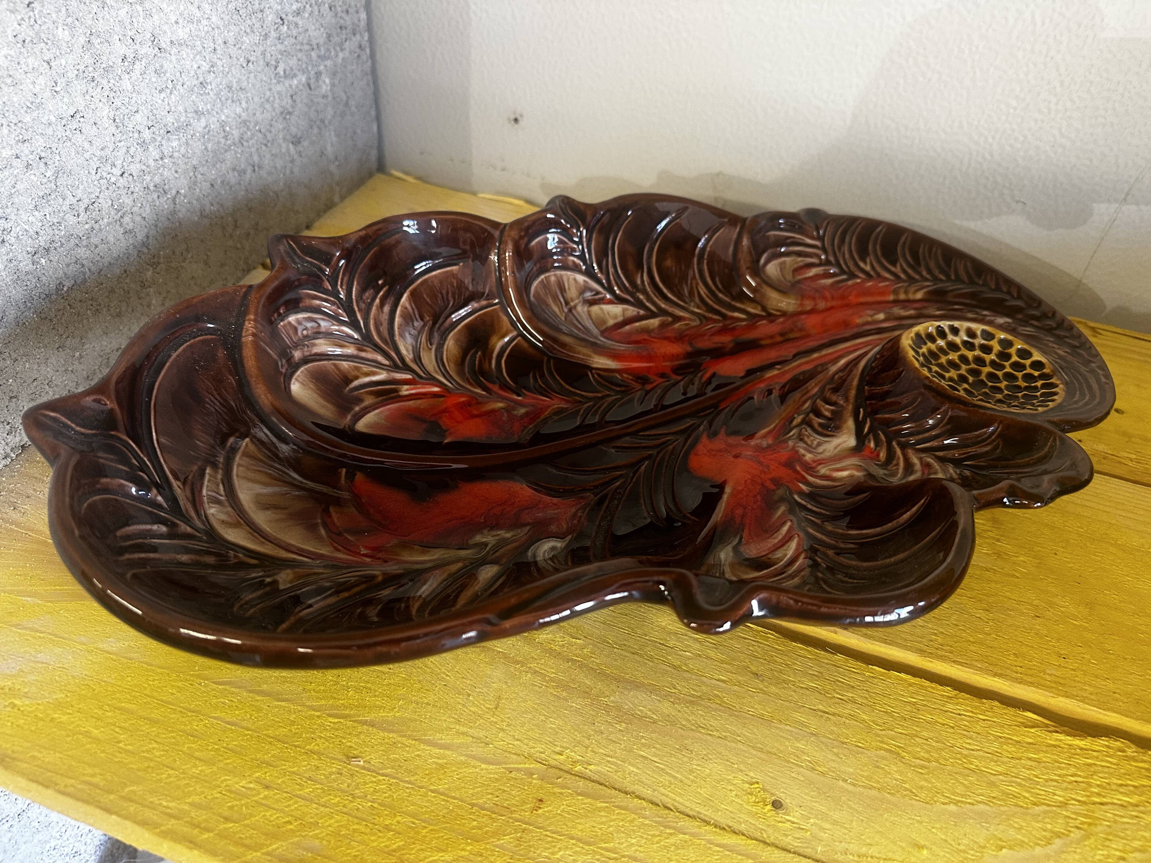 Large Fruit Bowl - Ceramic Centerpiece Vallauris 60s