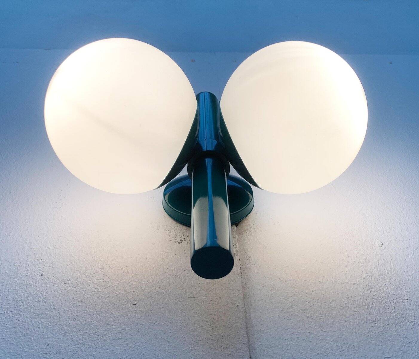 Mid-century German space age wall lamp by Kaiser Idell / Kaiser Leuchten.
