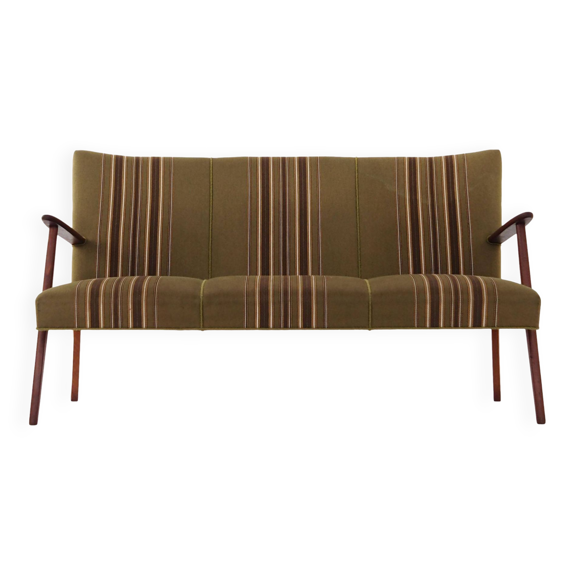 Canapé en teck, design danois, années 1960, fabrication : Danemark