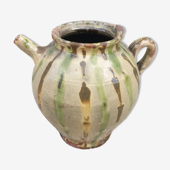 Large glazed terracotta jug late nineteenth century