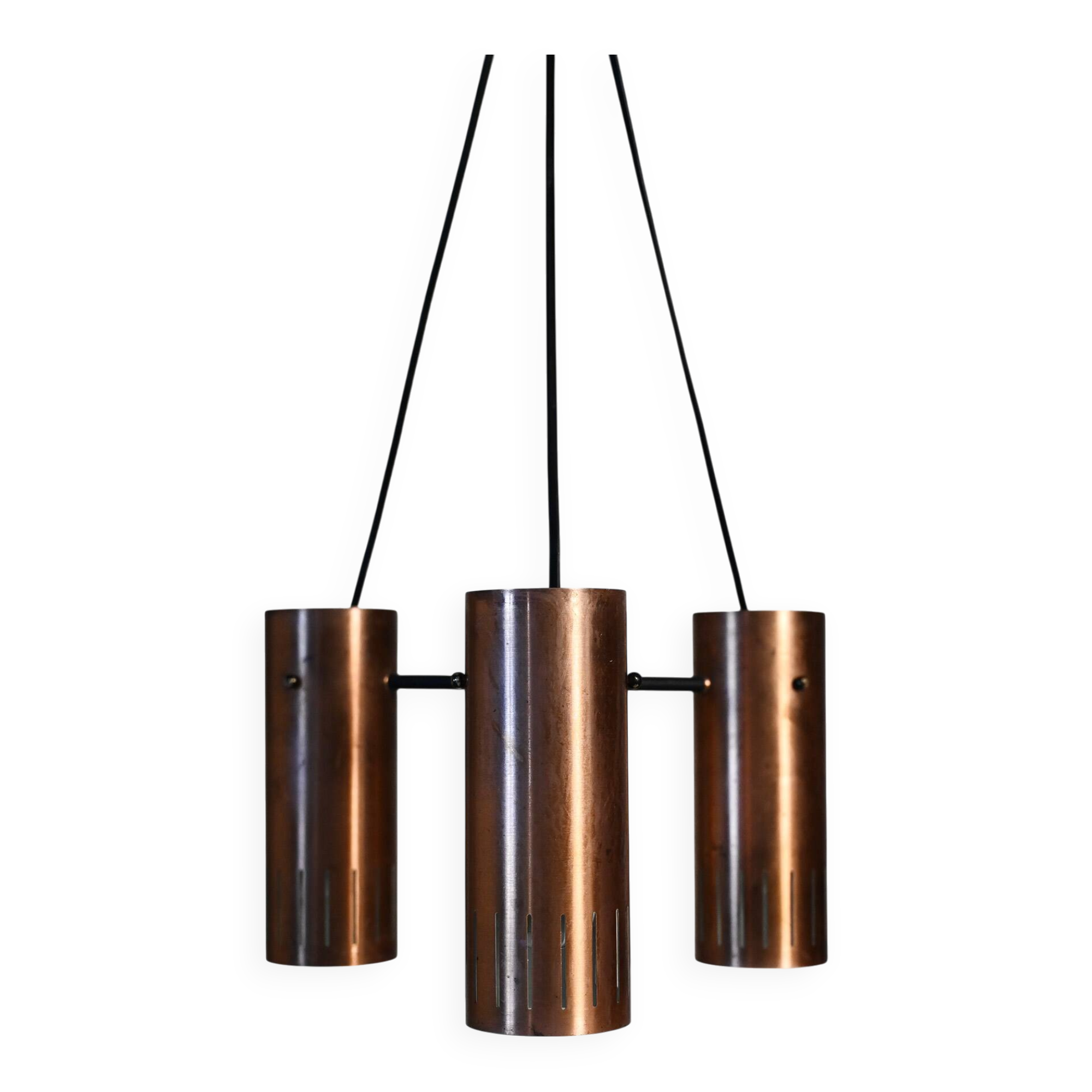 Scandinavian pendant lamp in copper