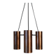 Scandinavian pendant lamp in copper