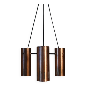 Scandinavian pendant lamp in copper
