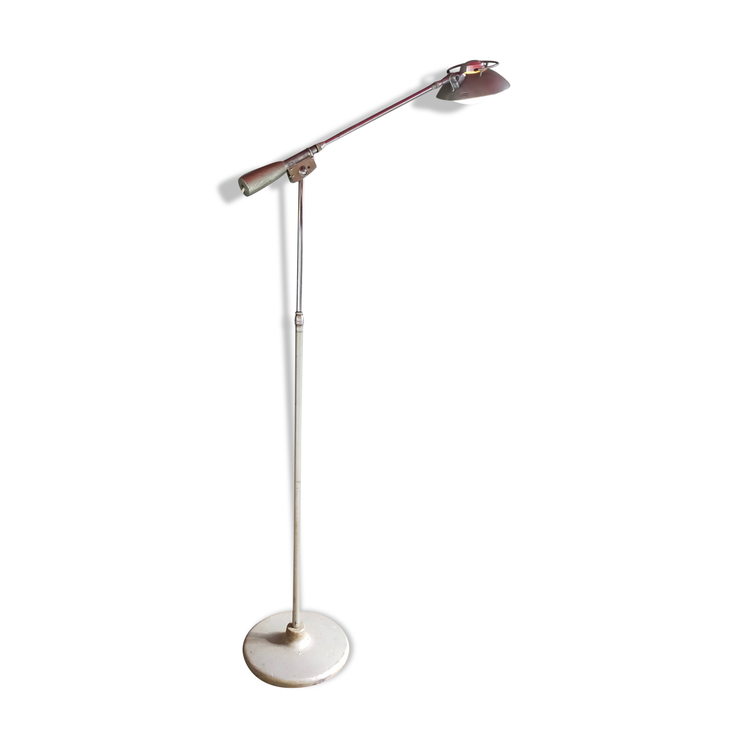 Pendulum floor lamp, model 219s, from the 50s by Ferdinand Solere
