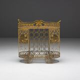Antique cast iron serving trolley, France, early 20th century