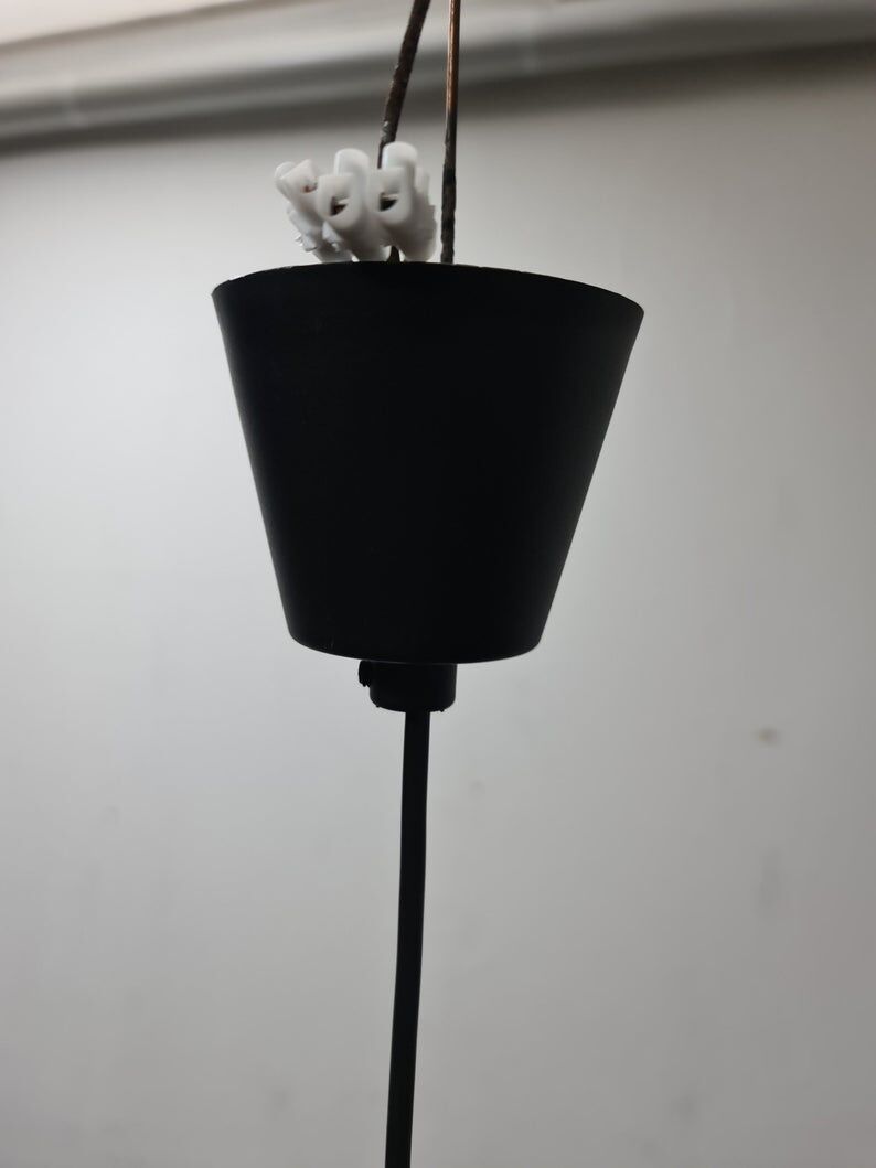 Suspension vintage Doria couleur cuivre