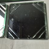Under the plate and bevelled mirror bottles
