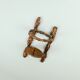 Heavy wall candle holder solid copper 1960s dramatic brutalist style