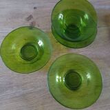 4 assiettes creuses en verre