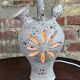 Vintage stoneware lamp 70