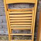 Set of 4 vintage mismatched folding chairs