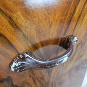 Art Decò chest of drawers from the 1940s in mahogany and briar