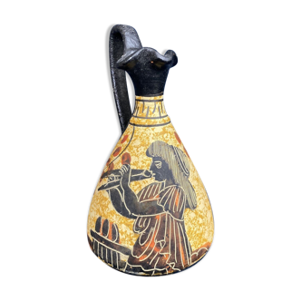 Ceramic pitcher Greek Roman decoration