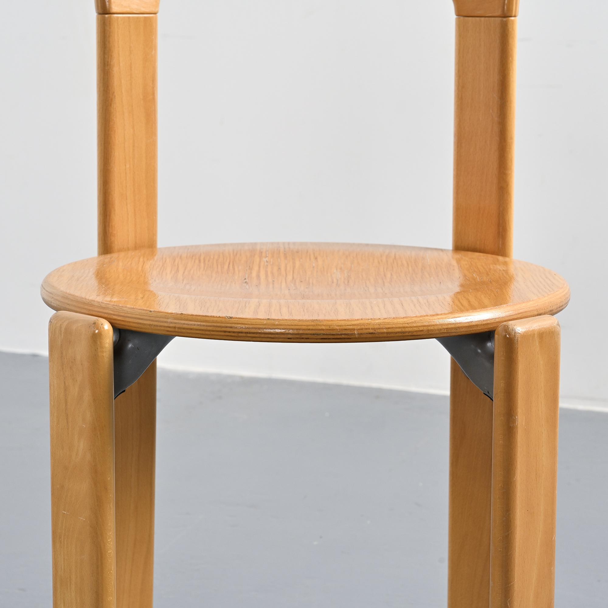 Pair of vintage chairs by Bruno Rey, Dietiker Switzerland