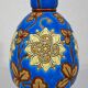 Vase decorated with flowers in enamels of longwy – early twentieth century