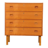 Commode teck 4 tiroirs 1970 danemark