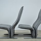Artifort / vintage easy concorde chairs / pierre paulin / france 1960s