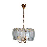 Blue Veca chandelier in Murano glass Italy 1970