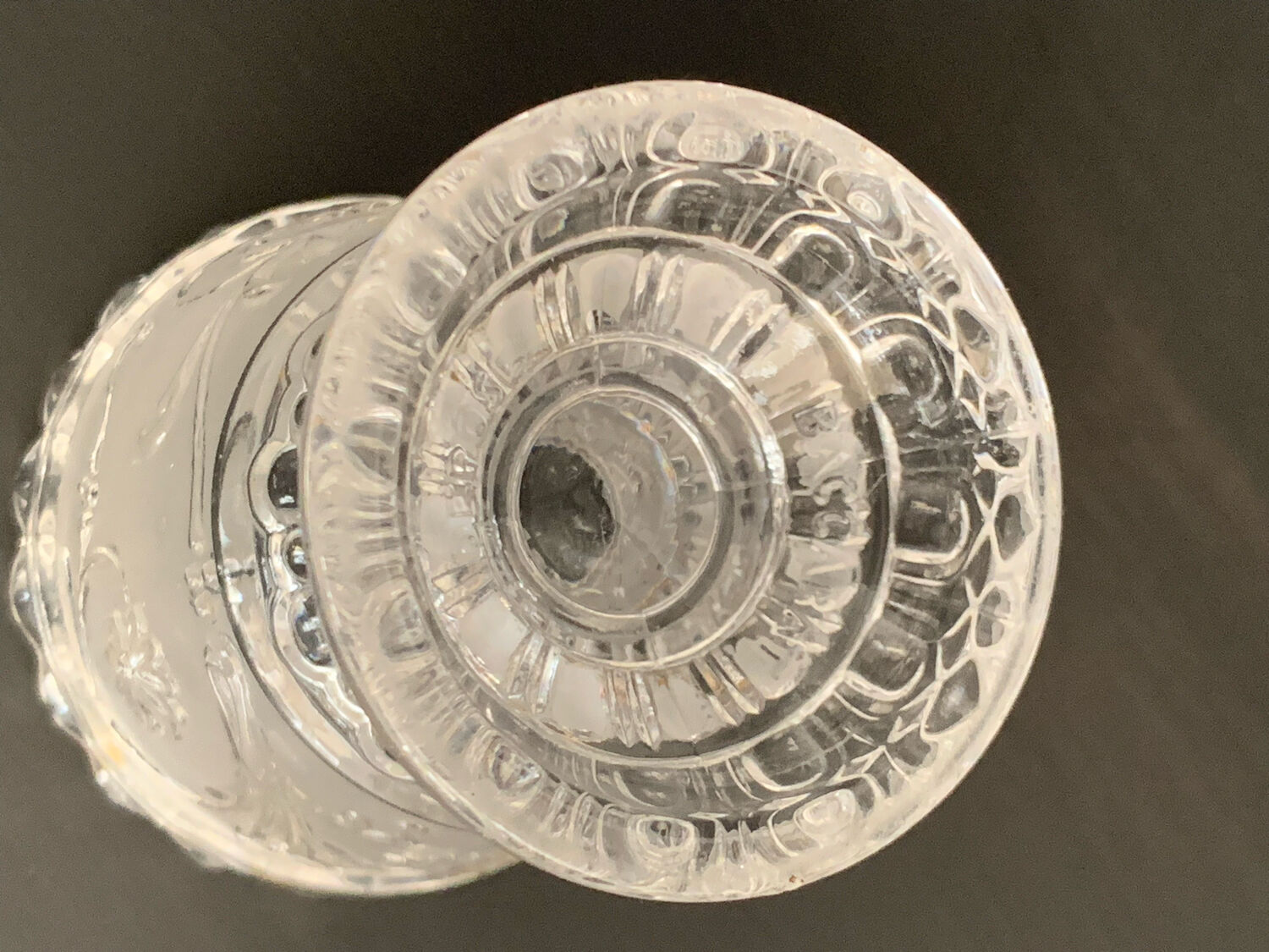 Baccarat crystal mustard