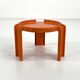 Orange side table by Giotto Stoppino for Kartell, 1970.