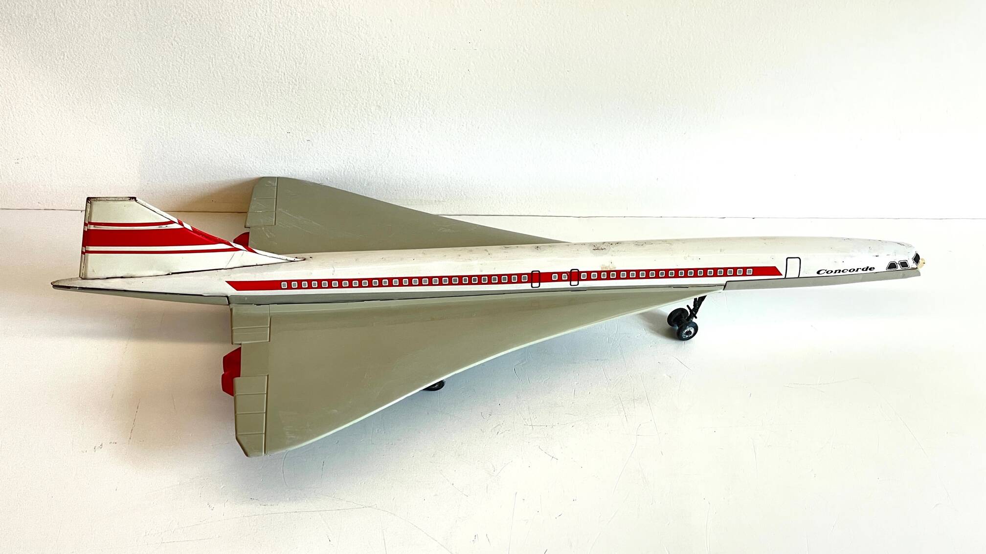 CONCORDE Plane Metal Toy JOUSTRA Vintage