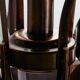 Lustre en laiton et verre