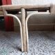 Renovated rattan coffee table