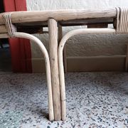 Renovated rattan coffee table