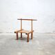 Antique Brutalist African Chair