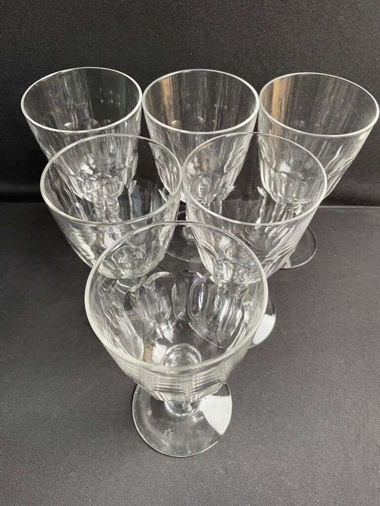 6 glasses Baccarat service Clermont – Art Nouveau