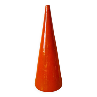 Conical ceramic vase 1970