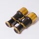 Pair of 1900 theater binoculars brass and restored leather