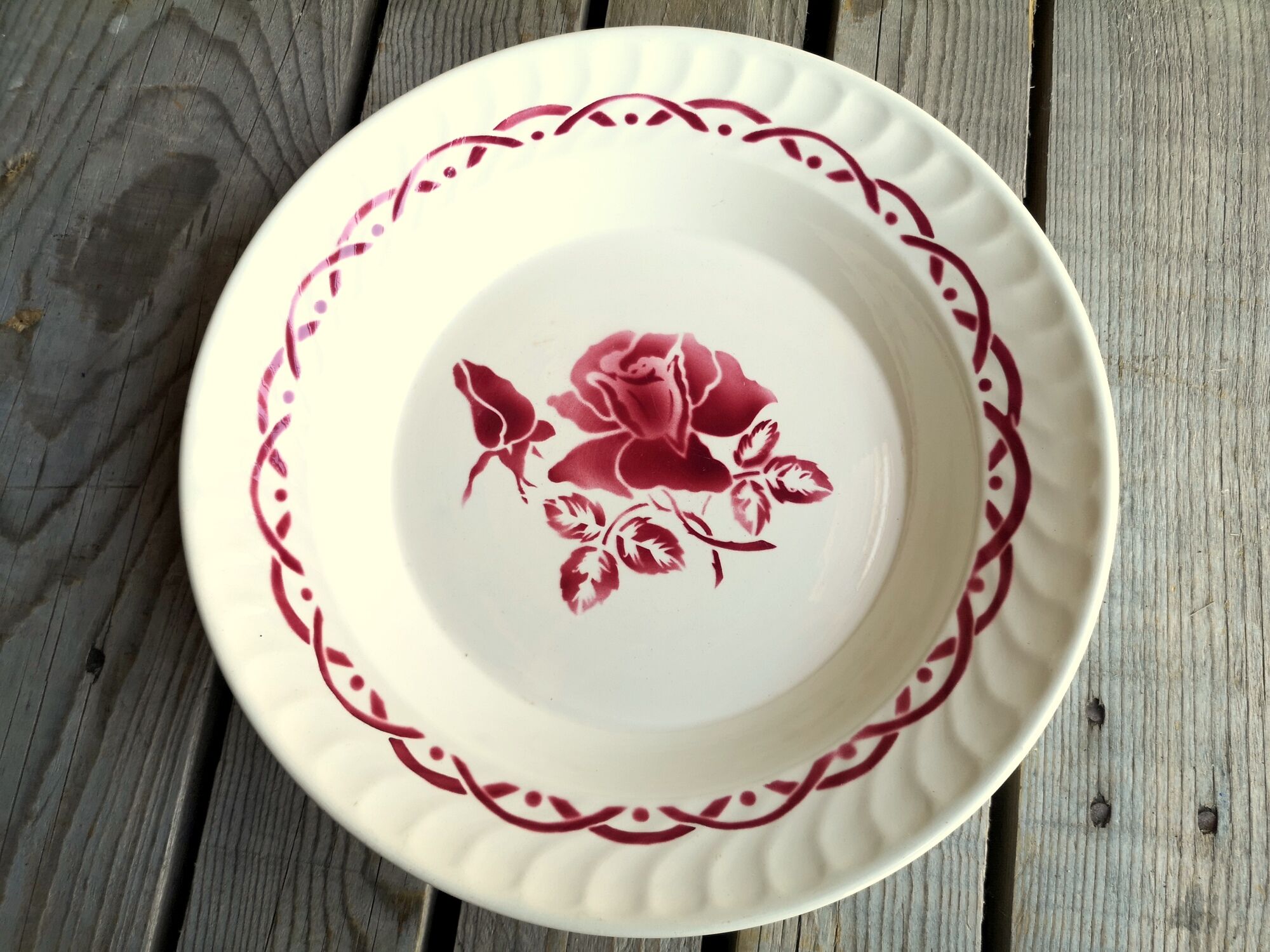 Digoin Sarreguemines plate