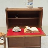 Petit secrétaire à abattant années 60 vintage