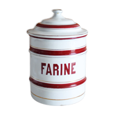 Enamelled metal pot