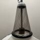 Large Black and White Murano Glass Light Pendant 1970’s