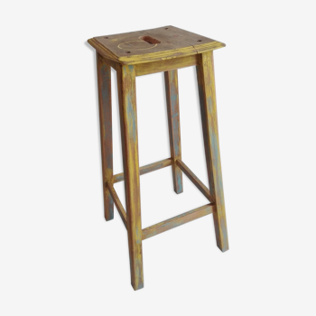 Workshop-style wooden stool of the 40s