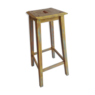 Workshop-style wooden stool of the 40s