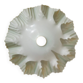 Draped opaline pendant light