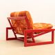 Pair of Carlotta lounge chairs by Tobia & Afra Scarpa for Cassina, Italy