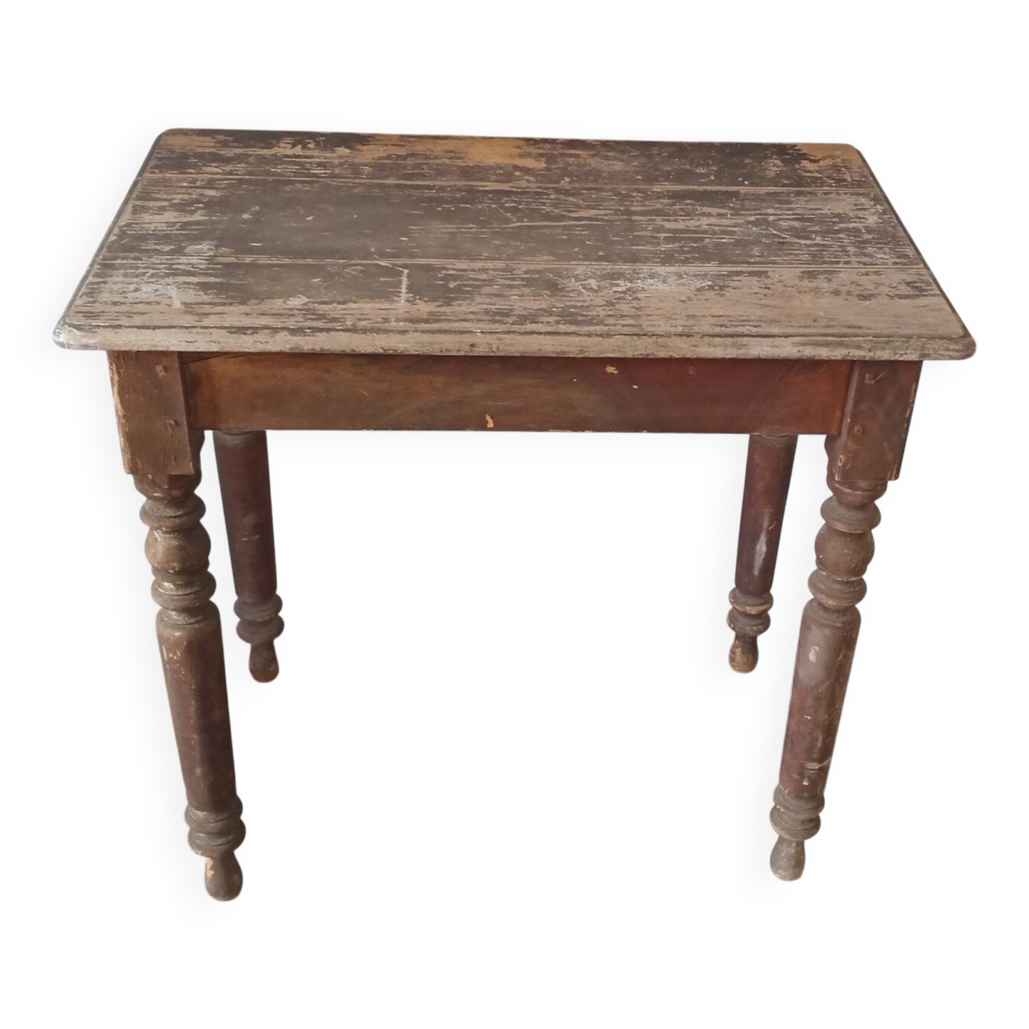 Table with turned legs