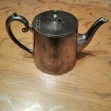 silver-plated teapot
