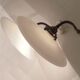 Pair of opaline wall lamps