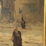 Old painting French school 19th century