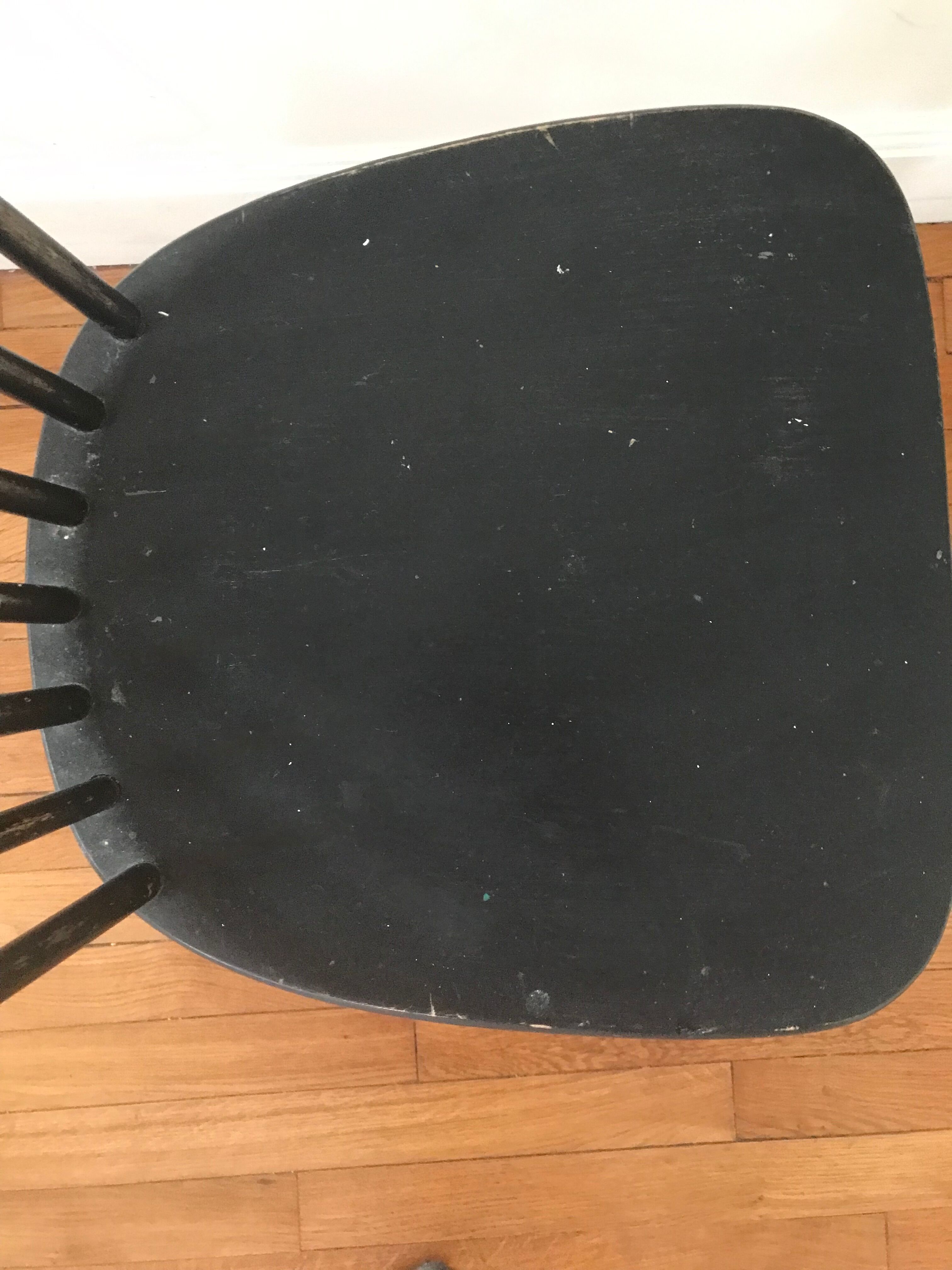 Sweden chair 1960 black bar stamped