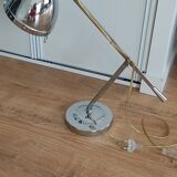 Pair of chrome lamps